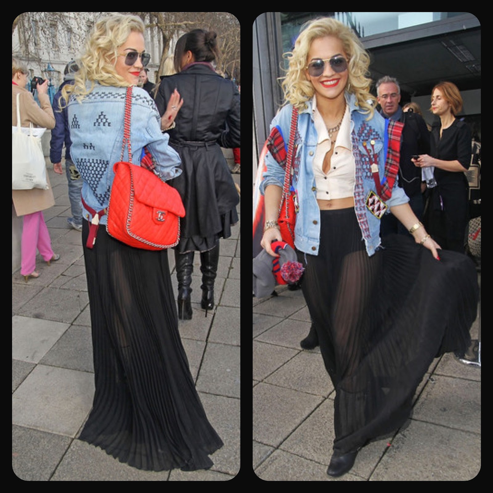 American Flag Beanie Rita Ora