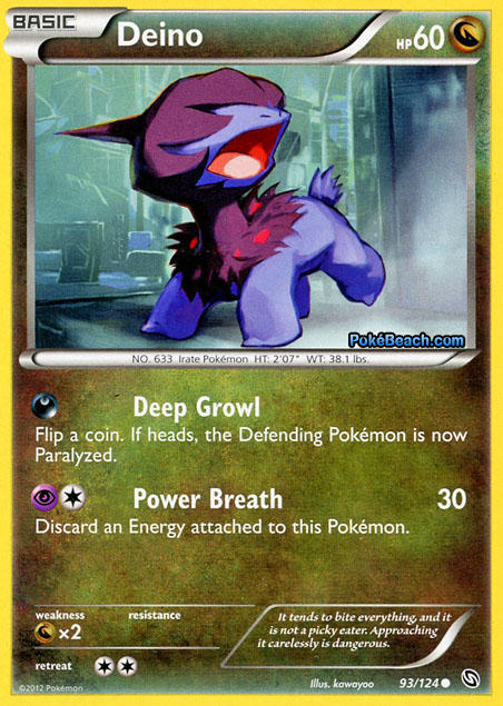 Basic Pokemon Cards List