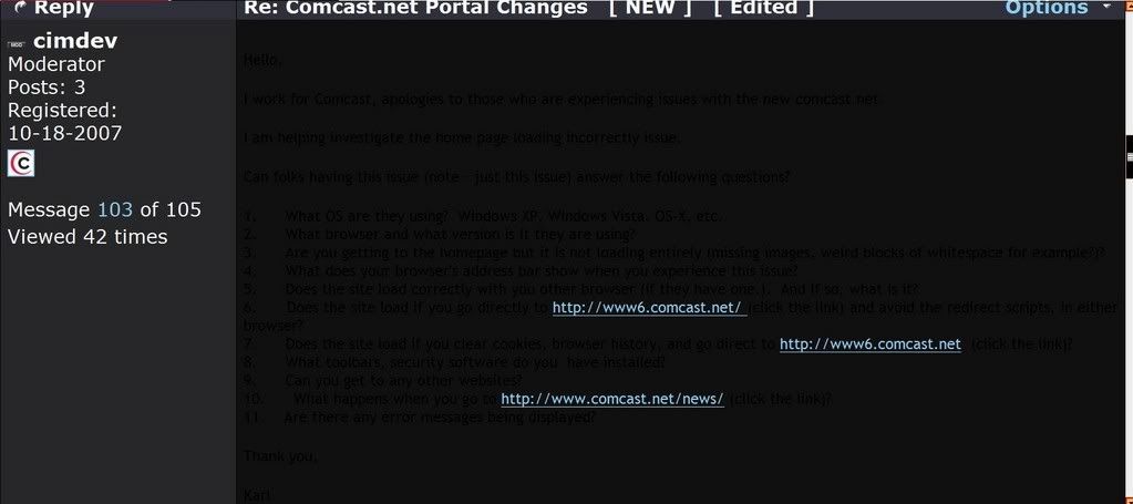 Comcast.net Billing Problems