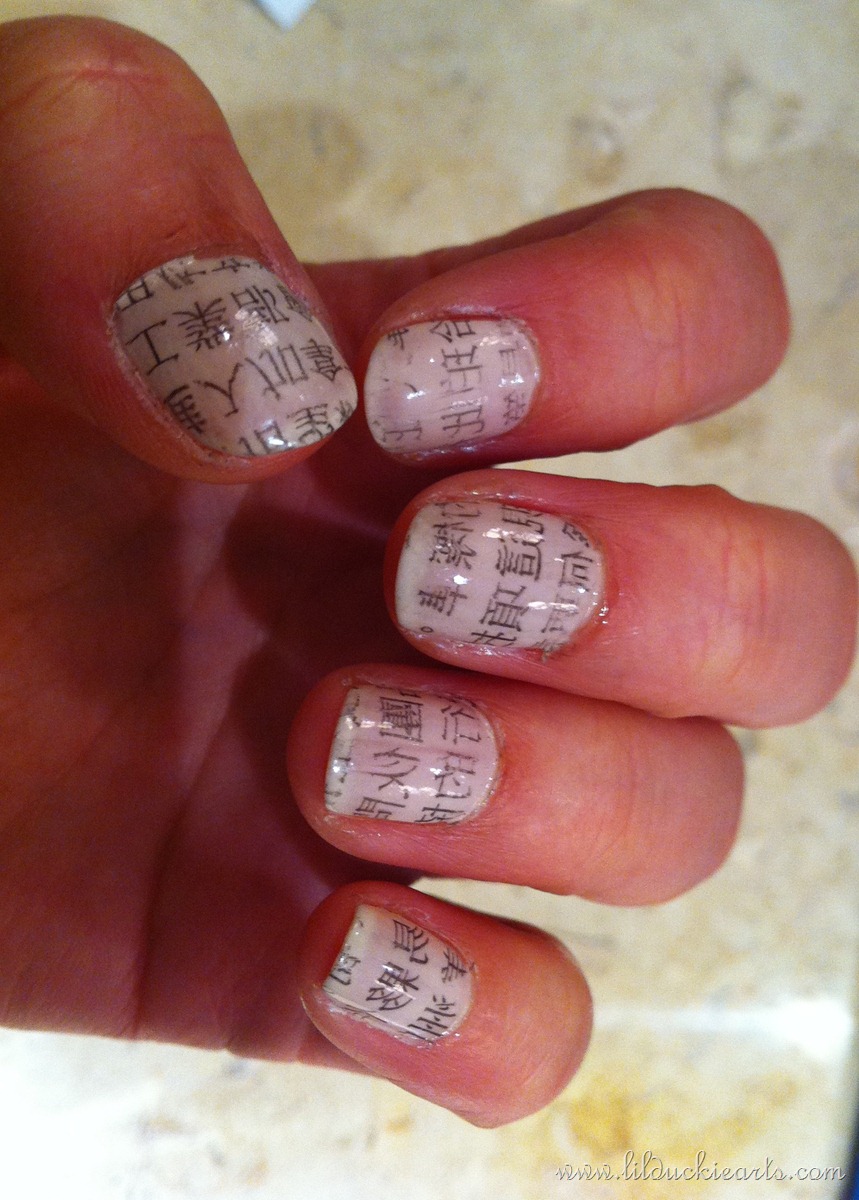 How To Make Newspaper Nails Without Rubbing Alcohol