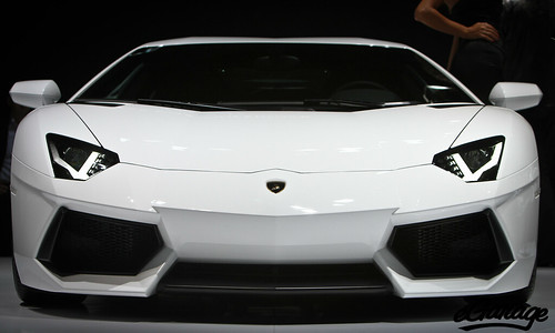 Lamborghini Aventador White Background