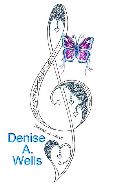 Love Heart Tattoo Designs For Women