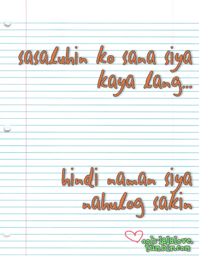 Love Quotes And Sayings For Him Tagalog