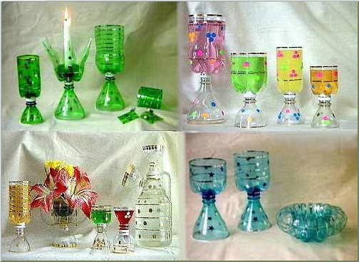 Recycle Plastic Bottles Art