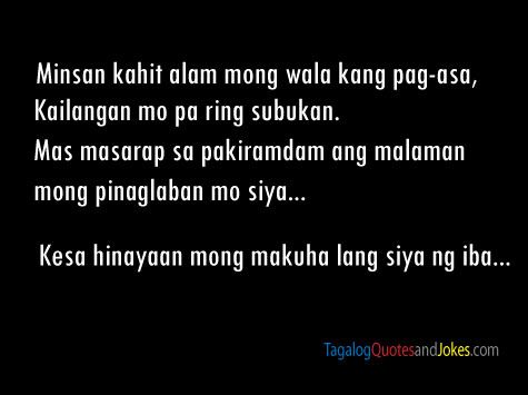 Sad Love Quotes And Sayings Tagalog