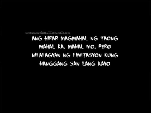 Sad Love Quotes For Her Tagalog