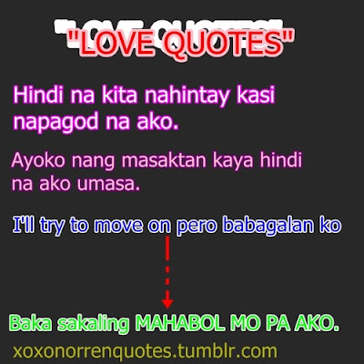 Sad Love Quotes Tumblr Tagalog