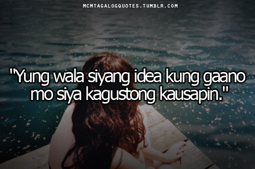 Sad Love Quotes Tumblr Tagalog